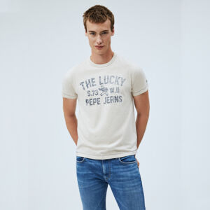 Pepe Jeans pánské béžové triko - L (826)